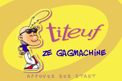 Titeuf - Ze Gagmachine Title Screen